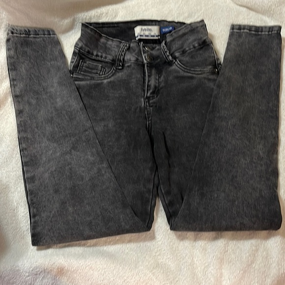 Jeans Push Up Tiro Alto Mujer Sybilla-Negro - Sybilla | Knasta Chile